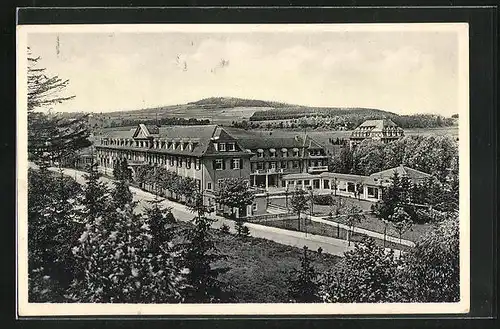 AK Bad Brambach, Blick zur Kuranlage