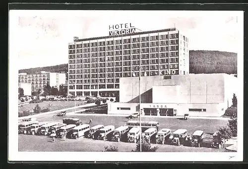 AK Zlin, Hotel Viktoria und Kino, Bauhaus