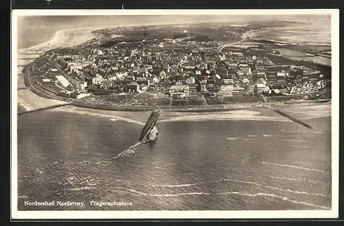 AK Norderney, Fliegeraufnahme