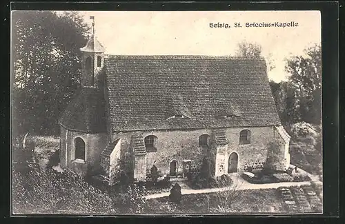 AK Belzig, an der St. Briccius-Kapelle