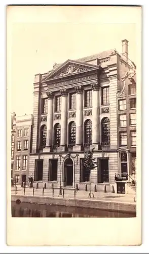 Fotografie A. Jäger, Amsterdam, Water 110, Ansicht Amsterdam, Haus Felix Meritis an der Kaizersgracht