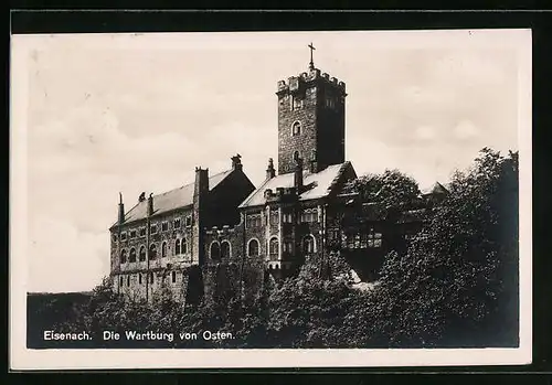 AK Eisenach, Die Wartburg von Osten aus