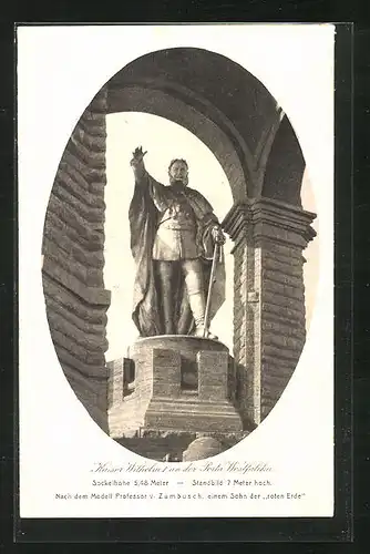 AK Porta Westfalika, Kaiser-Wilhelm-Denkmal