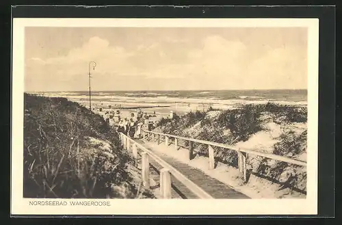 AK Wangerooge, Weg zum Strand