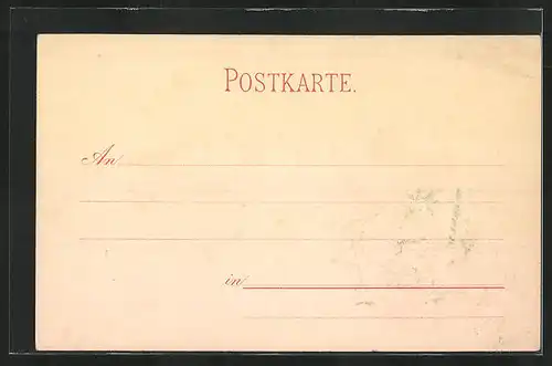 Lithographie Würtemberg, Briefmarken & Wappen