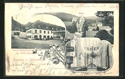 AK Altenberg /Dhünnthal, Hotel-Restaurant zur Rentei v. Wilh. Wasserfuhr