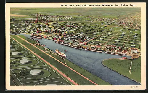 AK Port Arthur, TX, Gulf Oil Corporation Retineries