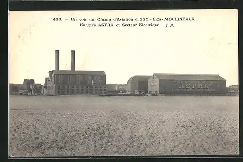 AK Issy-Les-Moulineaux, Hangars ASTRA et Secteur Electrique