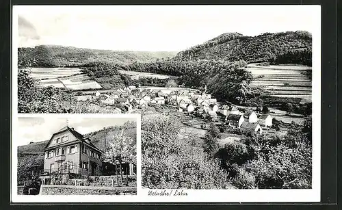 AK Weinähr /Lahn, Winzerhaus u. Pension Treis, Teilansicht