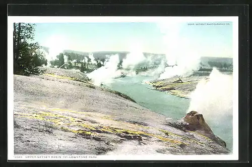 AK Yellowstone Park, Upper Geyser Basin, Geysir