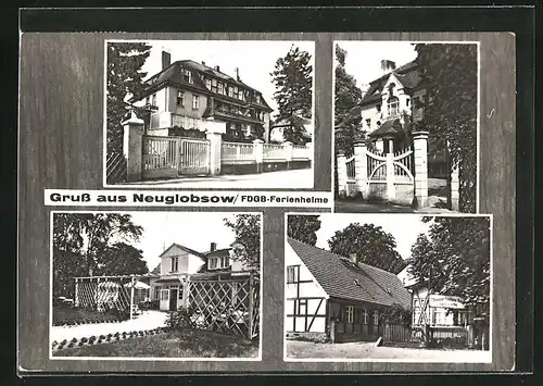 AK Neuglobsow, FDGB-Ferienheime, Gasthaus Theodor Fontane Haus