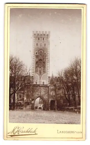 Fotografie M. Hirschbeck, Landsberg a. Lech, Ansicht Landsberg a. Lech, Blick auf das Bayertor