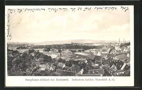 AK Burgörner-Altdorf, Industrie-Gebiet Mansfeld