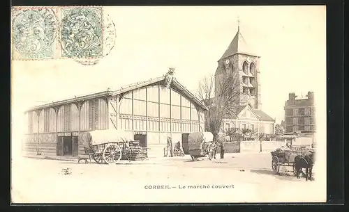 AK Corbeil, Le marché couvert