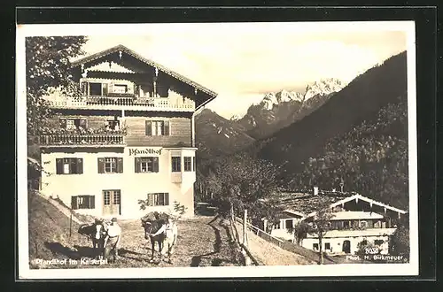 AK Ebbs, Gasthaus Pfandlhof im Kaisertal bei Kufstein