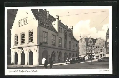 AK Kiel, Ortspartie, Altes Rathaus am Markt