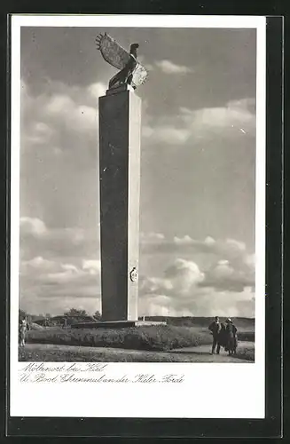 AK Möltenort bei Kiel, U-Boot-Denkmal der Kieler Förde