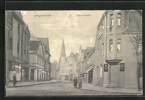 AK Langendreer, Blick in die Kaiserstrasse