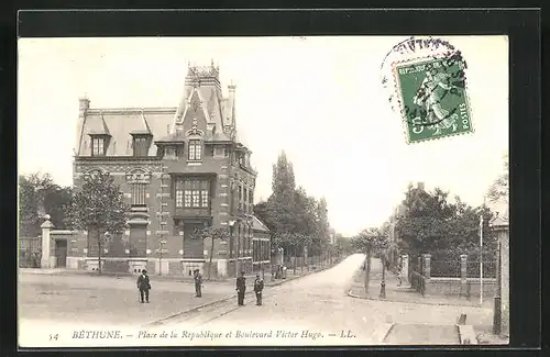 AK Béthune, Place de la République et Boulevard Victor Hugo