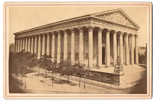 Fotografie unbekannter Fotograf, Ansicht Paris, Blick auf das Madeleine