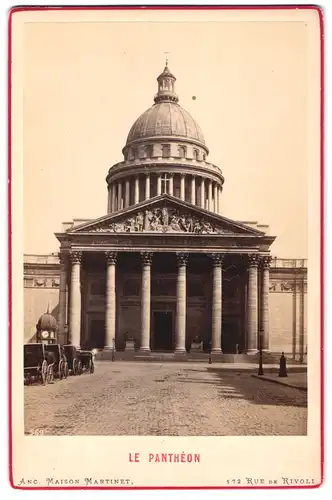 Fotografie Anc. Maison Martinet, Paris, Ansicht Paris, Le Pantheon