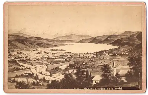 Fotografie A. Gabler, Interlaken, Ansicht Zürich, vue prise de la Weid