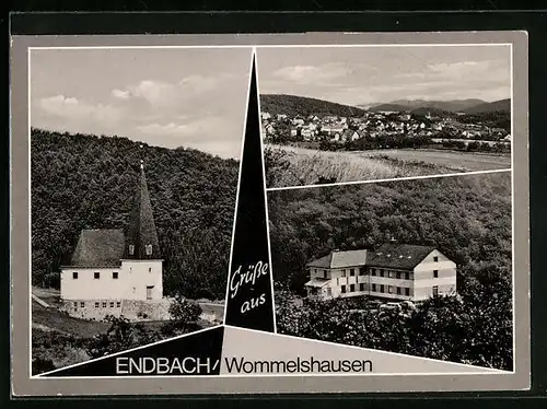 AK Endbach /Wommelshausen, Teilansichten des Ortes