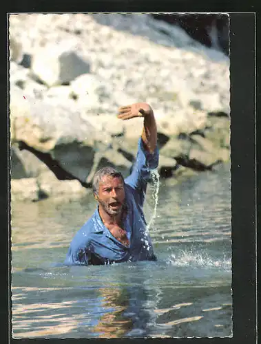 AK Lex Barker in Winnetou I. Teil, Filmszene