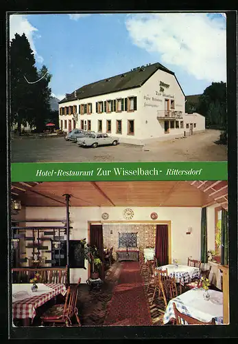 AK Rittersdorf, Hotel-Restaurant Zur Wisselbach, Innenansicht