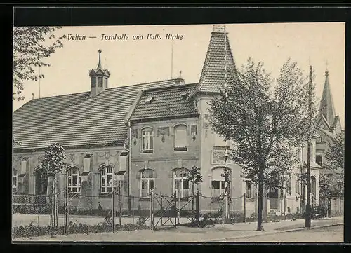 AK Velten, Turnhalle und Kath. Kirche