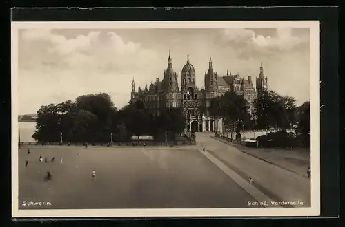 AK Schwerin, Vorderseite vom Schloss