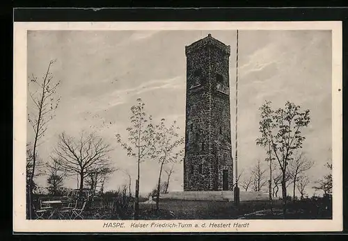 AK Haspe, Kaiser Friedrich-Turm a. d. Hestert Hardt