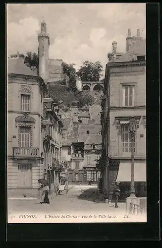 AK Chinon, L`Entrée du Chateau