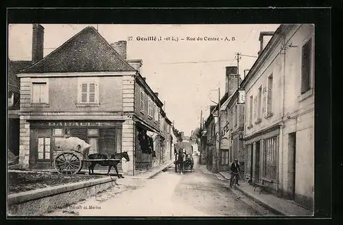 AK Genillé, Rue du Centre