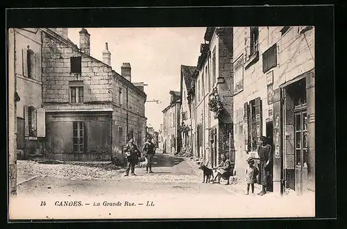 AK Candes, La Grande Rue