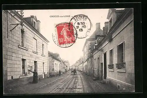 AK Chouzé-sur-Loire, Rue Nationale