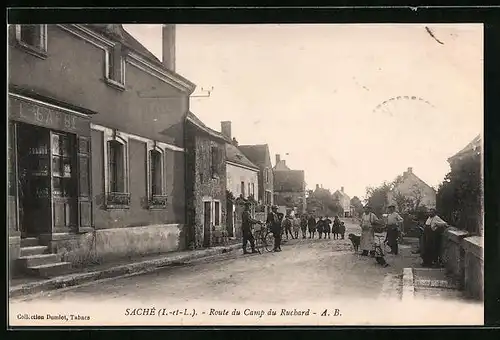 AK Saché, Route du Camp du Ruchard