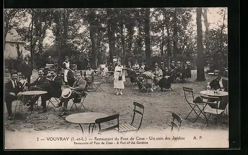 AK Vouvray, Hotel du Pont de Cisse, Un coin des Jardins