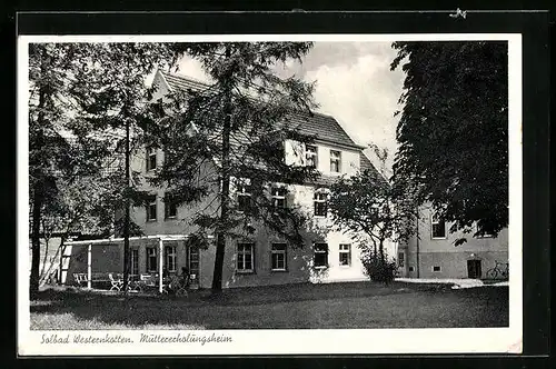 AK Westernkotten, Innenhof vom Müttererholungsheim