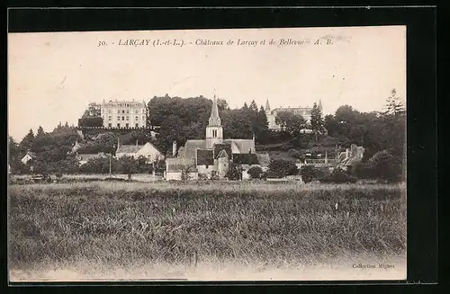 AK Larcay, Chateaux de Larcay et de Bellevue