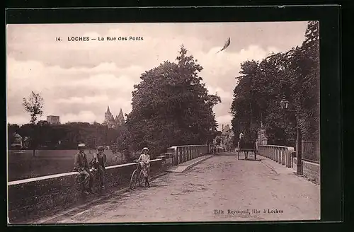 AK Loches, La Rue des Ponts