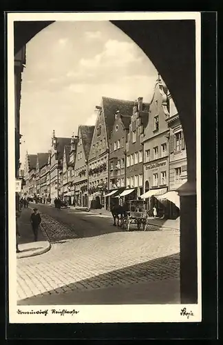 AK Donauwörth, Blick in Reichstrasse