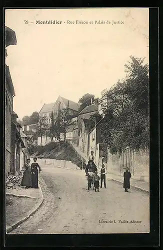 AK Montdidier, Rue Frézou et Palais de Justice