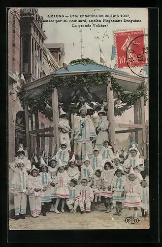 AK Amiens, Fete Enfantine 1907