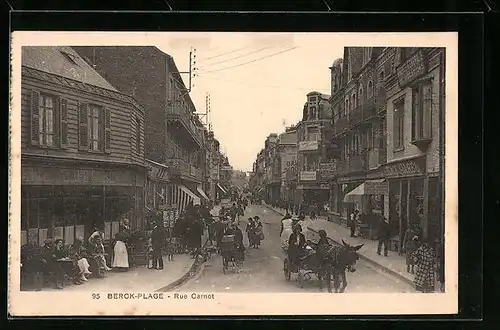 AK Berck-Plage, Rue Carnot