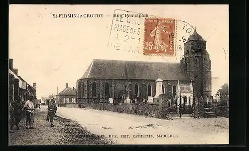 AK St-Firmin-le-Crotoy, Rue Principale