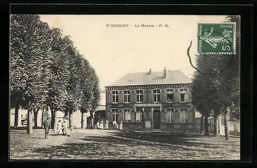 AK Tincourt, La Mairie