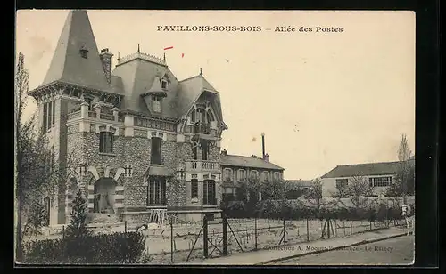 AK Pavillons-sous-Bois, Allée des Postes