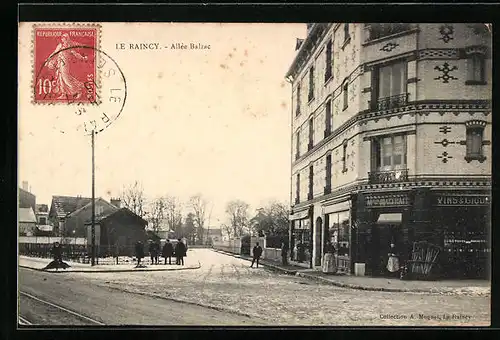 AK Le Raincy, Allée Balzac