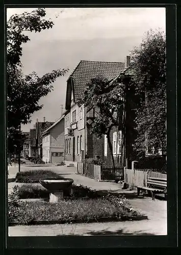 AK Waldau /Thür., Strassenpartie Hauptstrasse